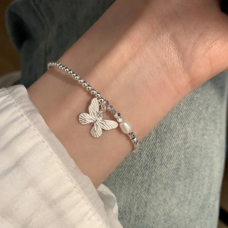 Heart Grass S925 Silver Bracelets Women's-3