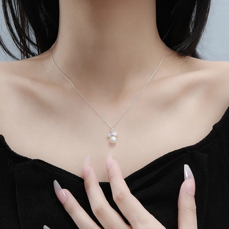Heart Grass 999 Fine Silver Necklaces Women's-3