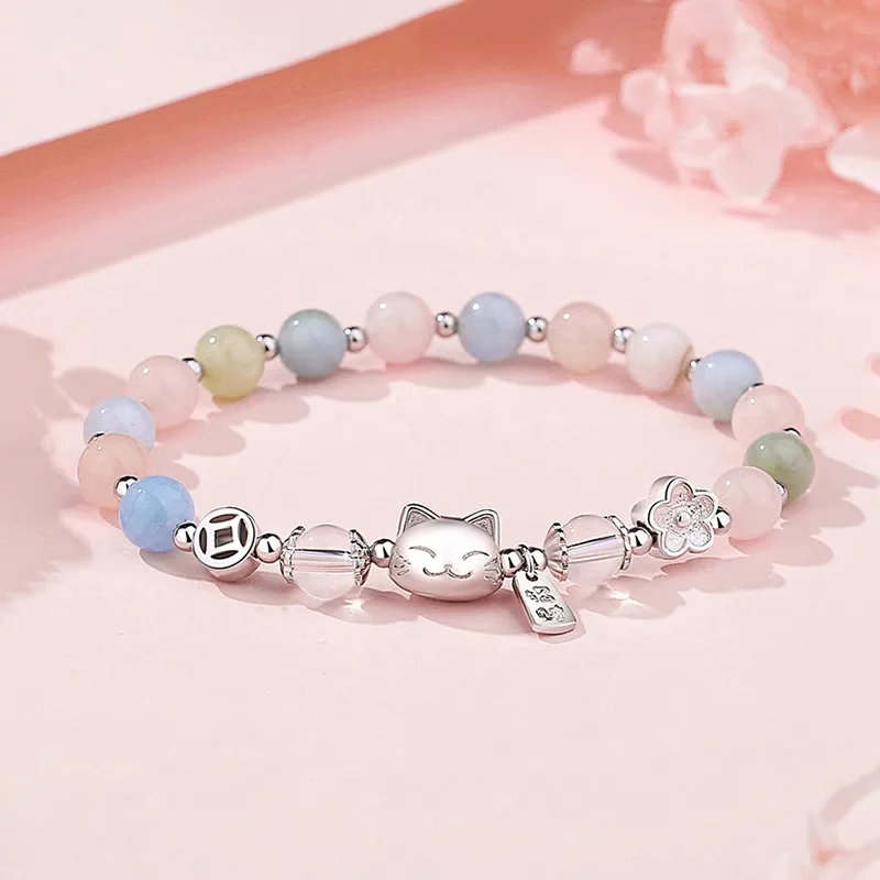 Heart Grass S925 Silver Bracelets Women's-1