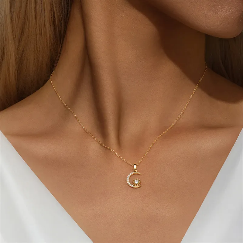 Heart Grass S925 Silver Necklaces Women's-3