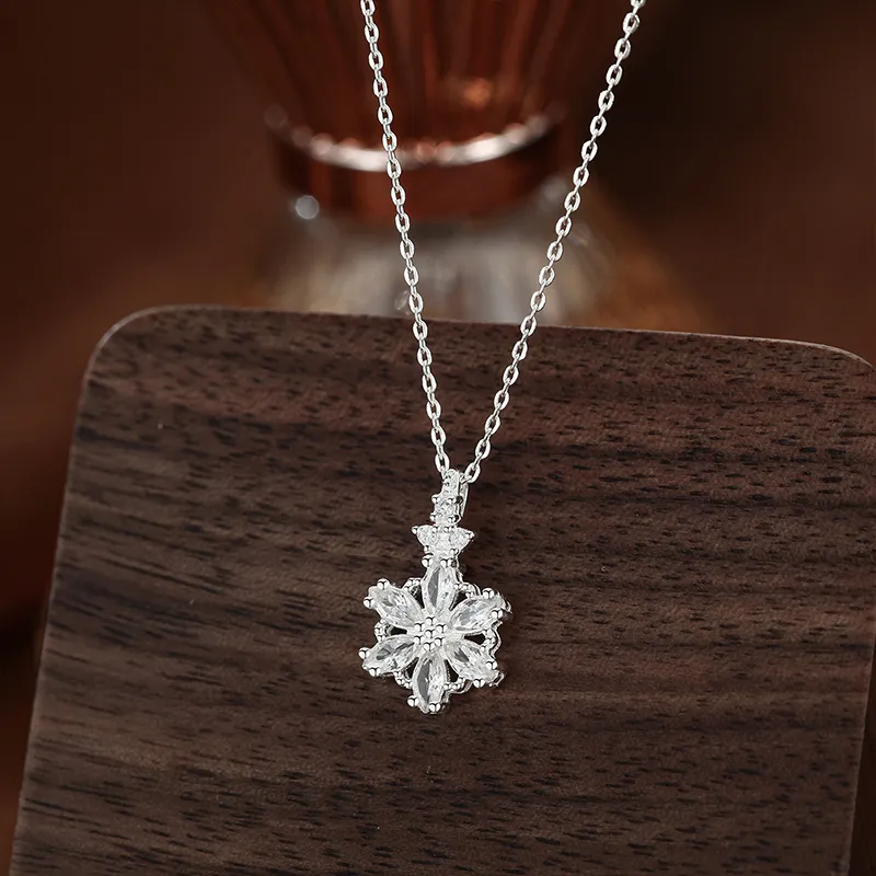 Heart Grass 999 Fine Silver Necklaces Women's-2