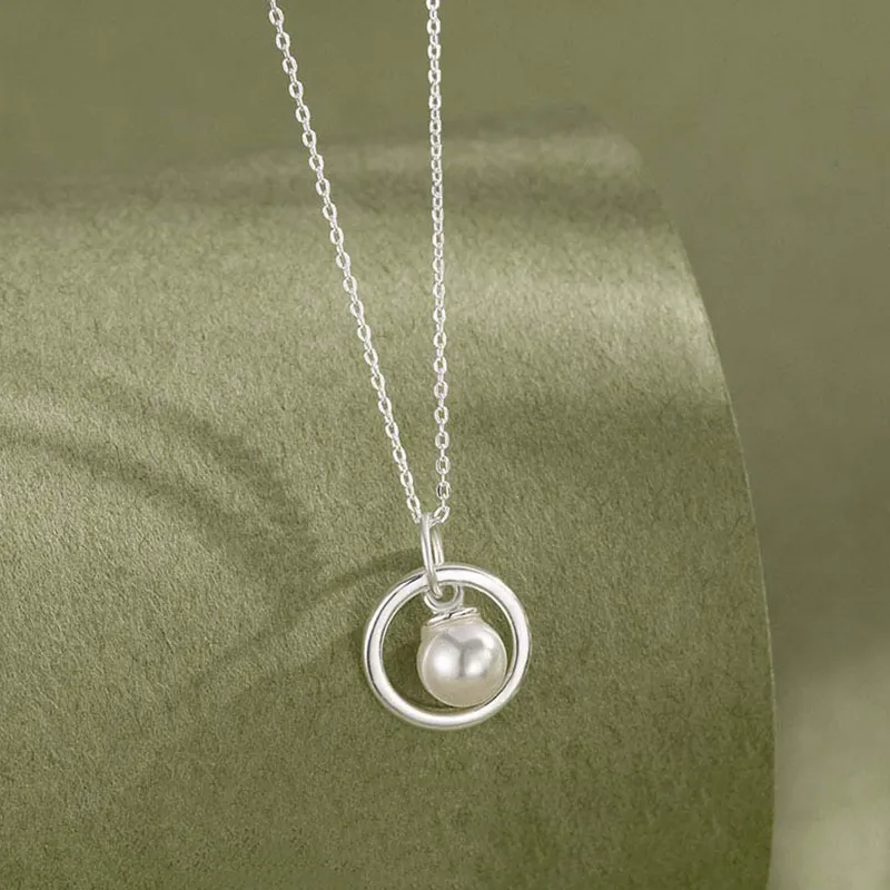 Heart Grass 999 Fine Silver Necklaces Women's-2