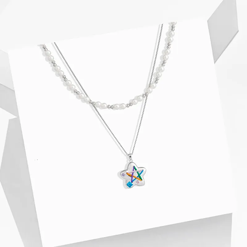 Heart Grass S925 Silver Necklaces Women's-2