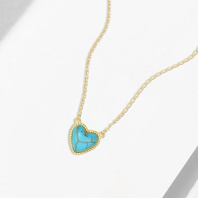 Heart Grass S925 Silver Necklaces Women's-2