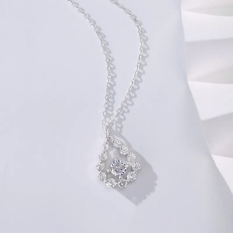 Heart Grass 999 Fine Silver Necklaces Women's-2