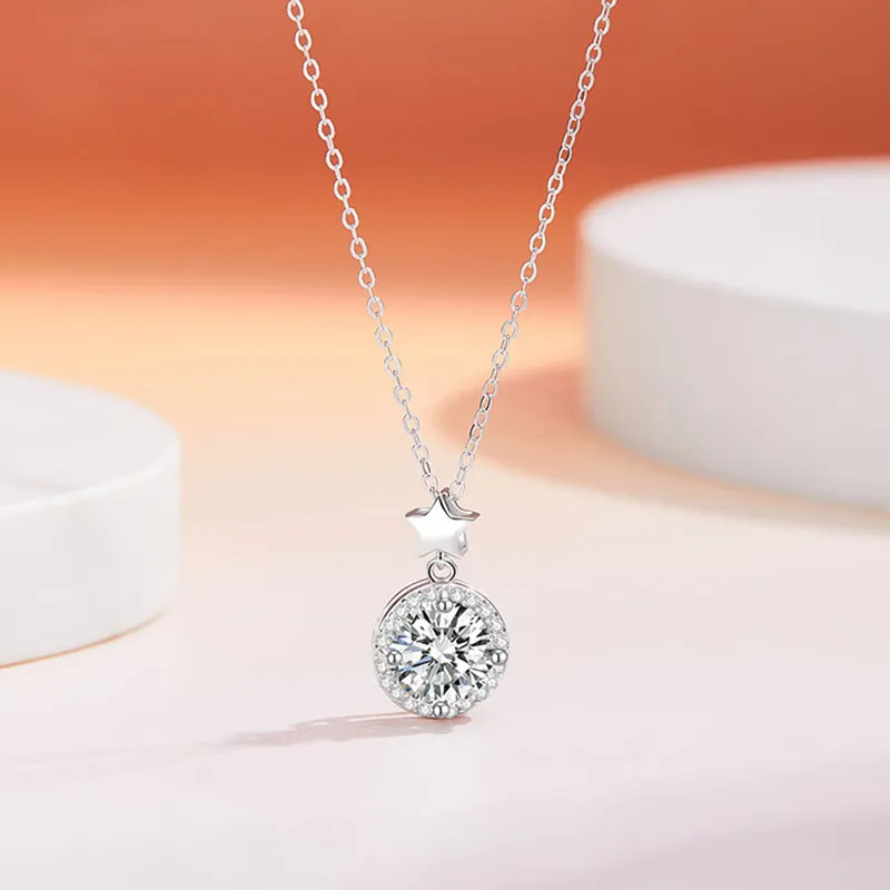 Heart Grass 999 Fine Silver Necklaces Women's-1