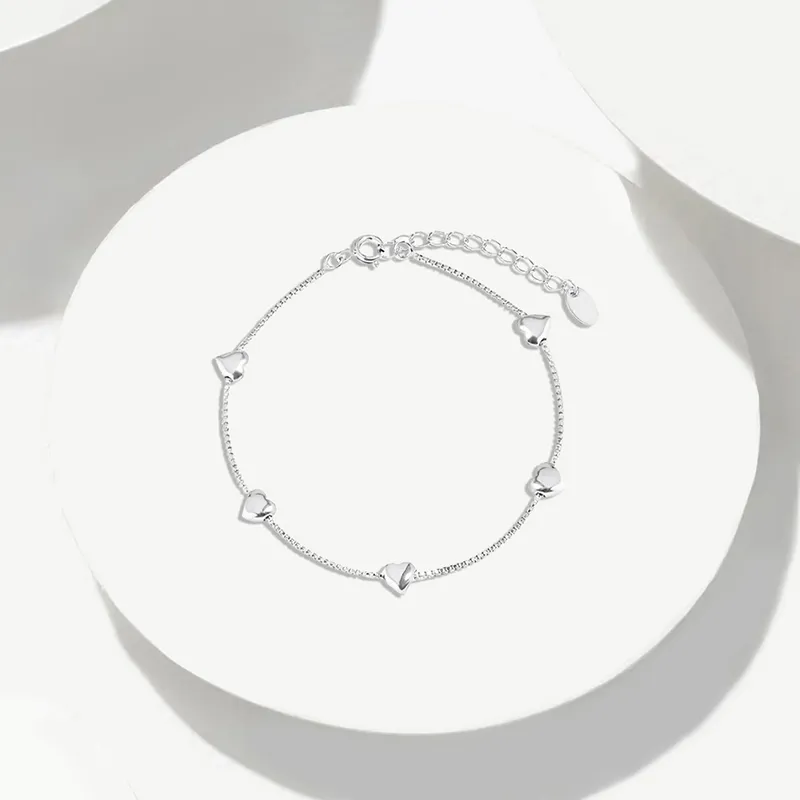 Heart Grass S925 Silver Bracelets Women's-1