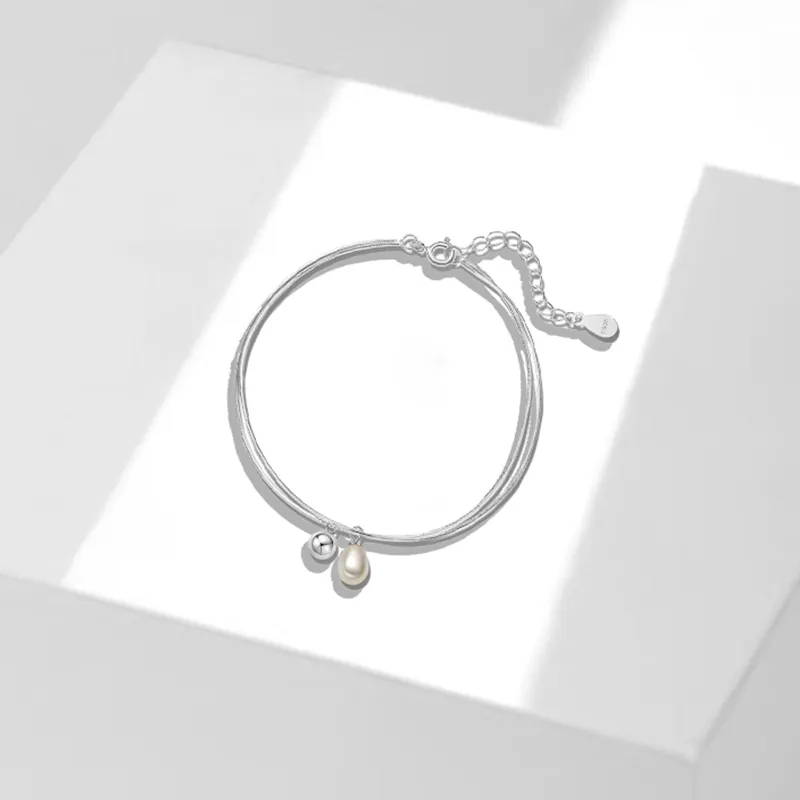 Heart Grass S925 Silver Bracelets Women's-1