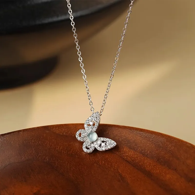 Heart Grass Alloy Necklaces Women's-2