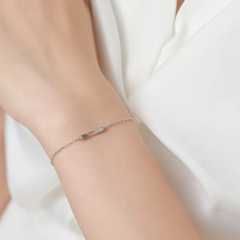 Heart Grass S925 Silver Bracelets Women's-3