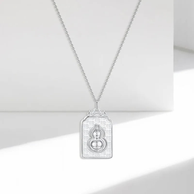 Heart Grass 999 Fine Silver Necklaces Women's-1