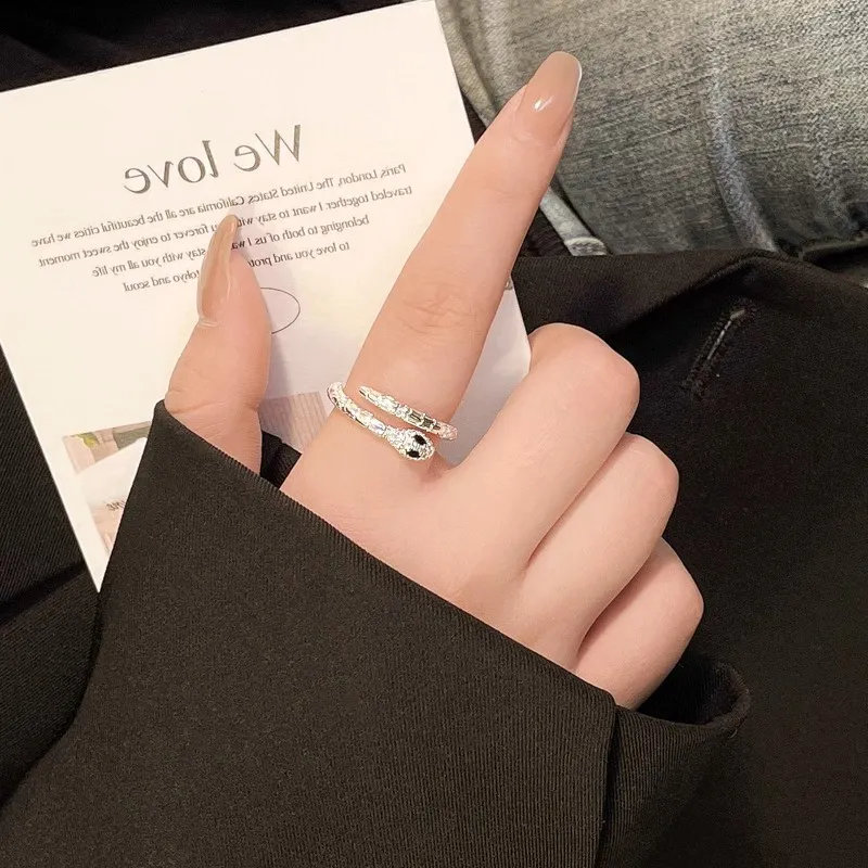 Heart Grass S925 Silver Rings Women's-3