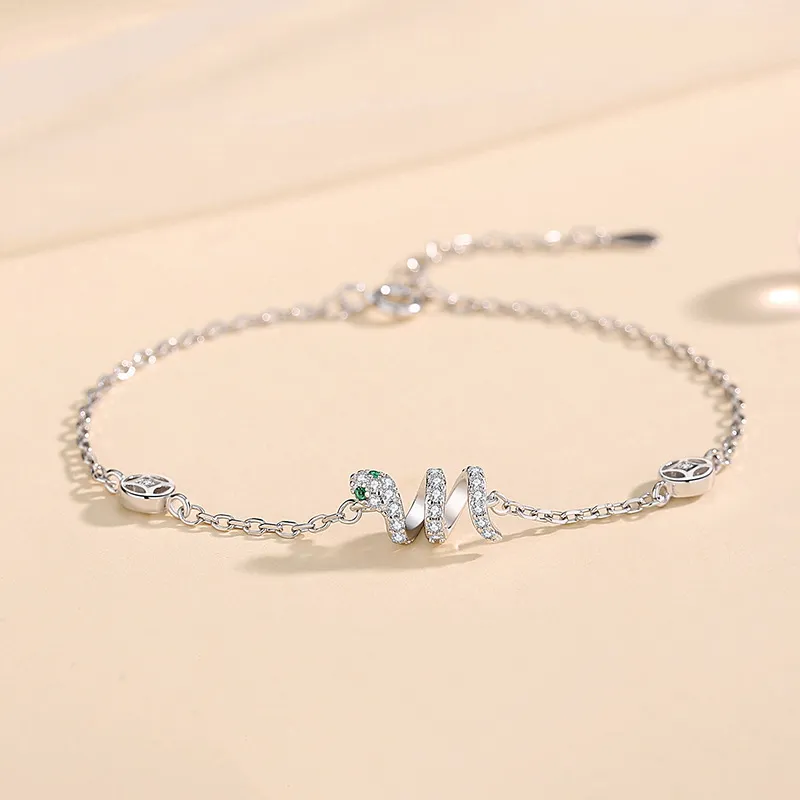 Heart Grass S925 Silver Bracelets Women's-1