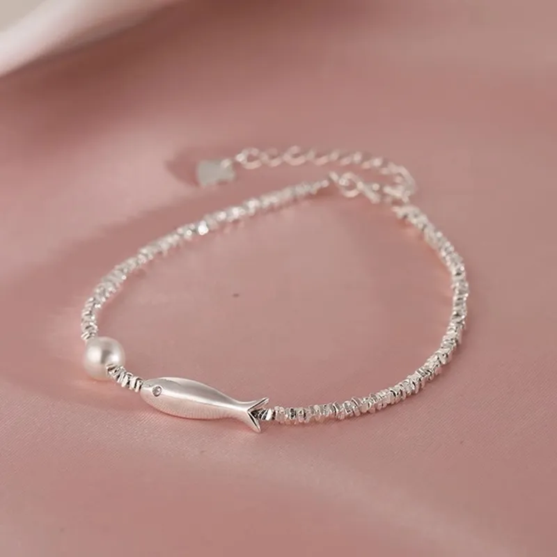 Heart Grass S92 Silver Bracelets Women's-1