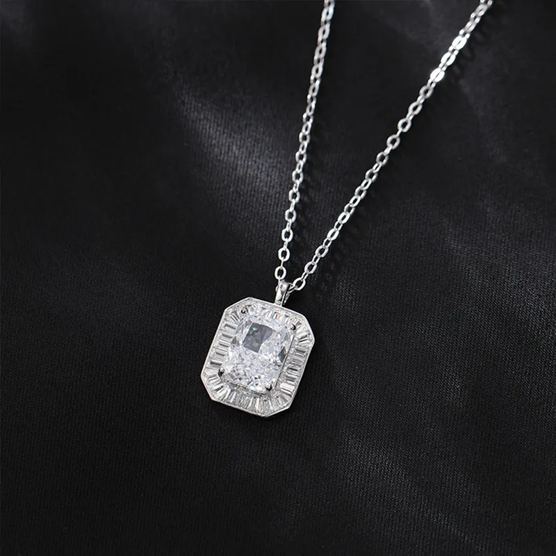 Heart Grass S925 Silver Necklaces Women's-2