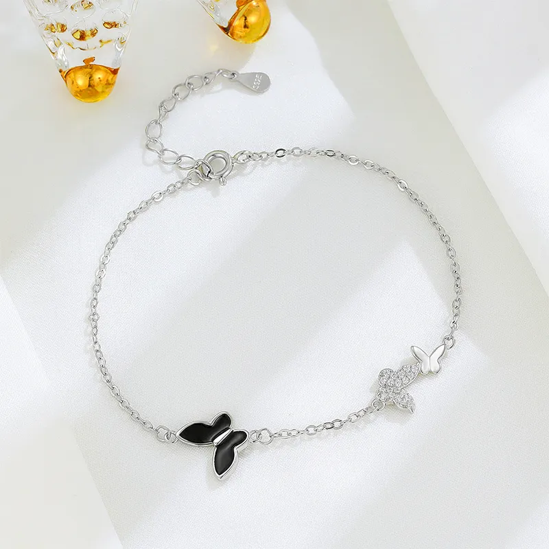 Heart Grass S925 Silver Bracelets Women's-1