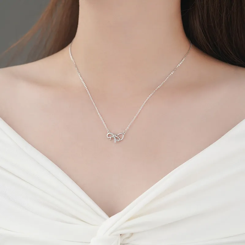 Heart Grass 999 Fine Silver Necklaces Women's-3