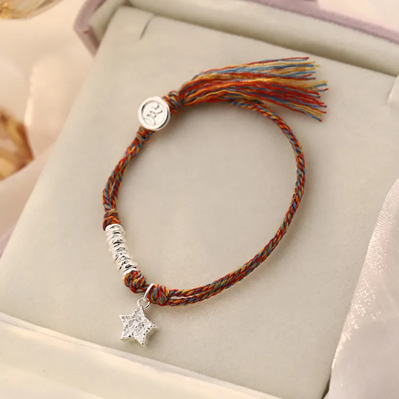 Heart Grass S925 Silver Bracelets Women's-2