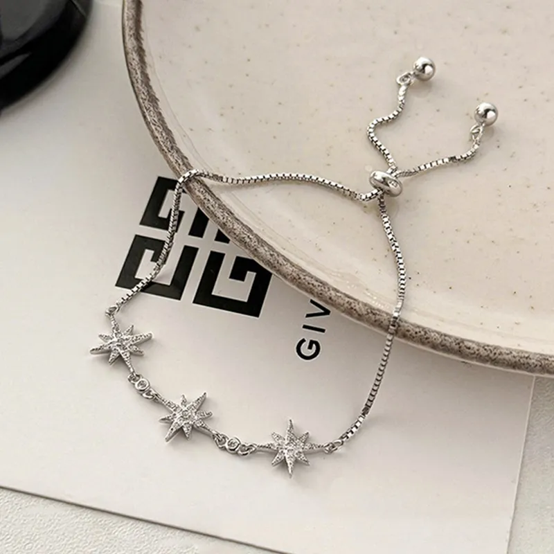 Heart Grass S925 Silver Bracelets Women's-1