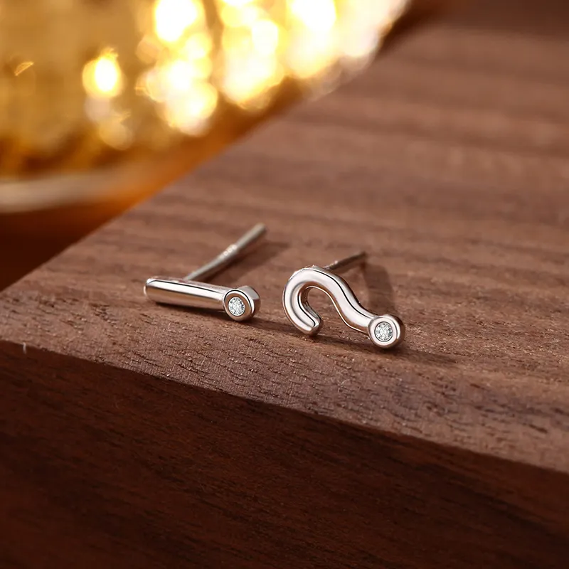 Heart Grass 999 Fine Silver Stud Earrings Women's-2