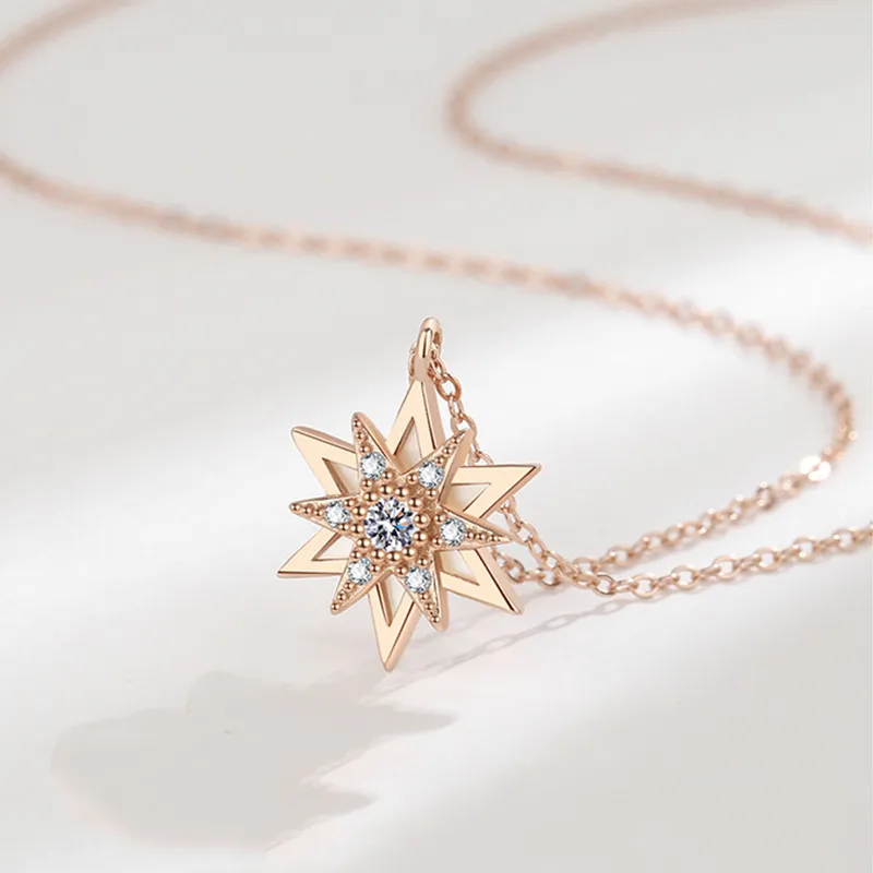 Heart Grass 999 Fine Silver Necklaces Women's-2