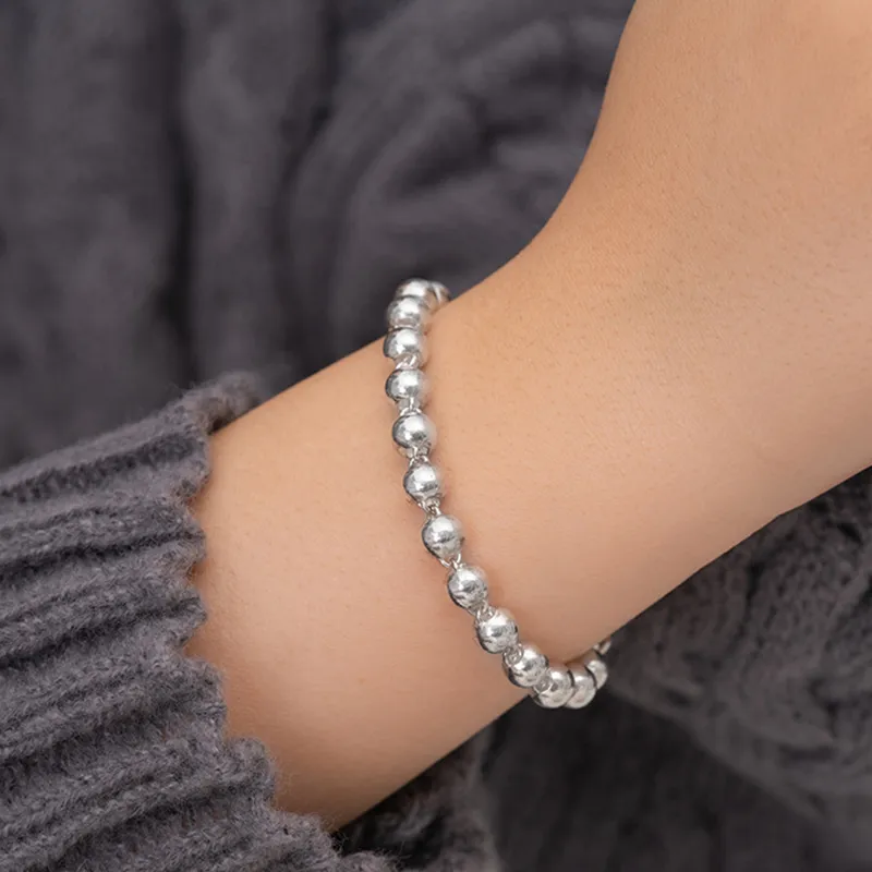 Heart Grass S925 Silver Bracelets Women's-3