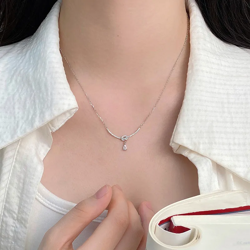 Heart Grass 999 Fine Silver Necklaces Women's-3