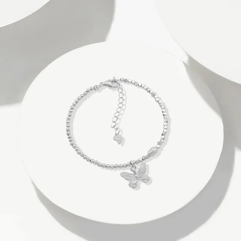 Heart Grass S925 Silver Bracelets Women's-1