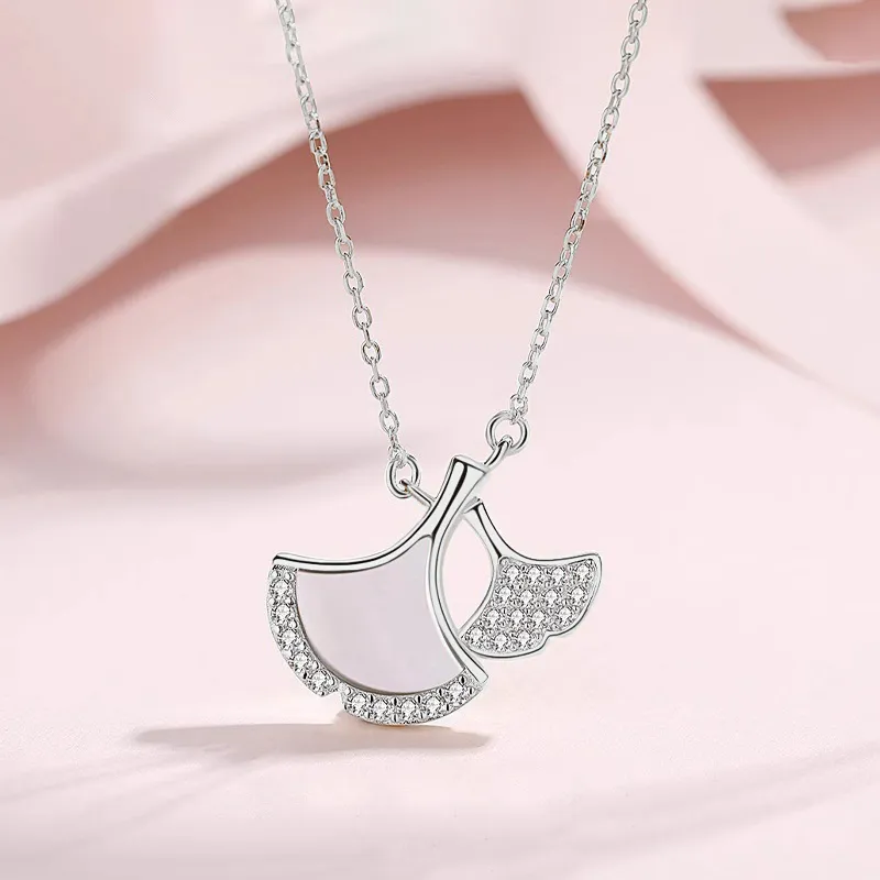 Heart Grass 999 Fine Silver Necklaces Women's-1