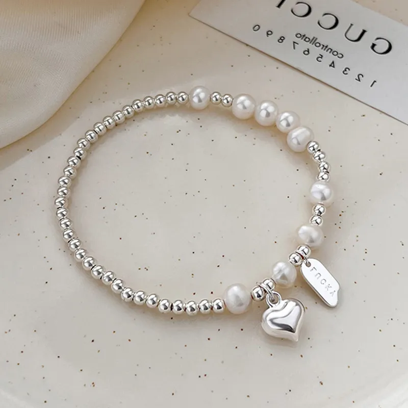 Heart Grass S925 Silver Bracelets Women's-1