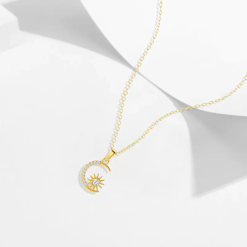 Heart Grass S925 Silver Necklaces Women's-2