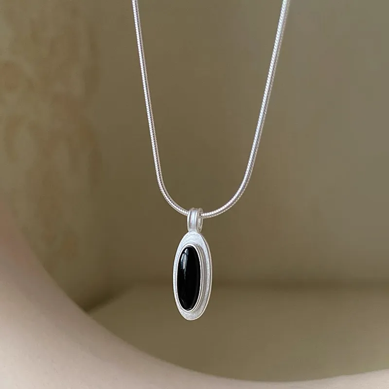 Heart Grass S925 Silver Necklaces Women's-1