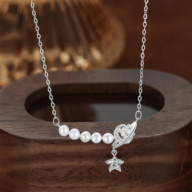 Heart Grass 999 Fine Silver Necklaces Women's-1