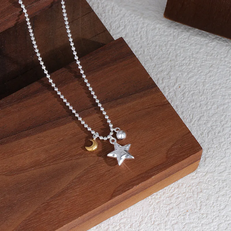 Heart Grass S925 Silver Necklaces Women's-2