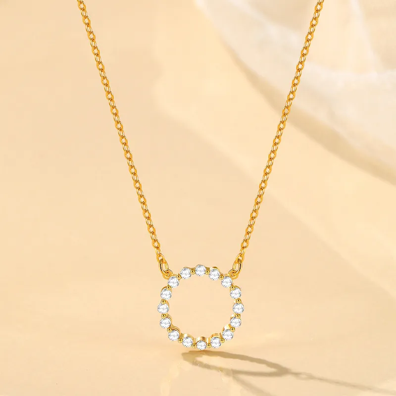 Heart Grass S925 Silver Necklaces Women's-1