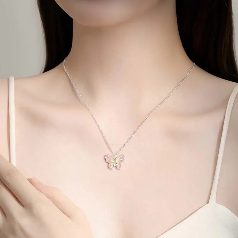 Heart Grass 999 Fine Silver Necklaces Women's-3