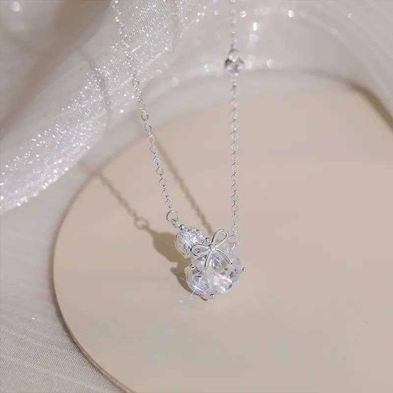 Heart Grass S999 Fine Silver Necklaces Women's-2