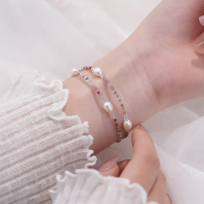 Heart Grass S925 Silver Bracelets Women's-3
