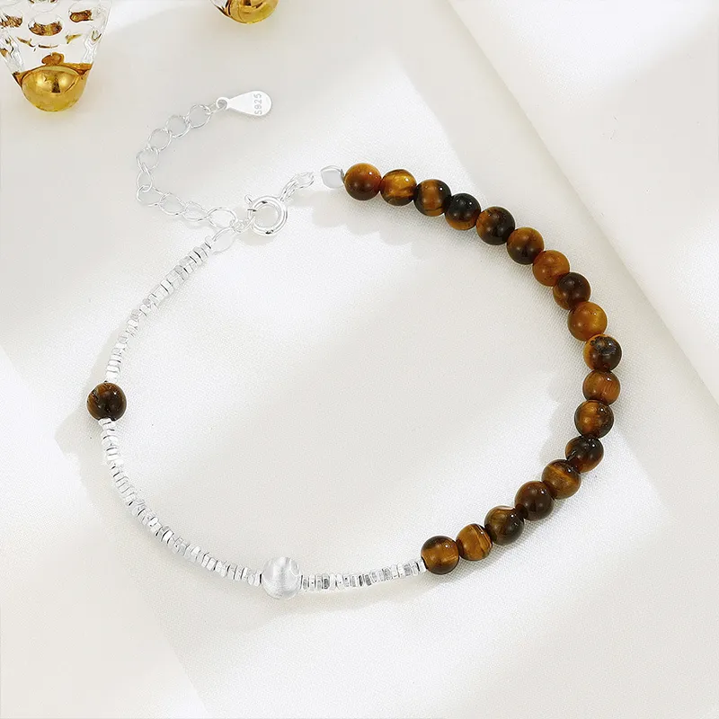 Heart Grass S925 Silver Bracelets Women's-4