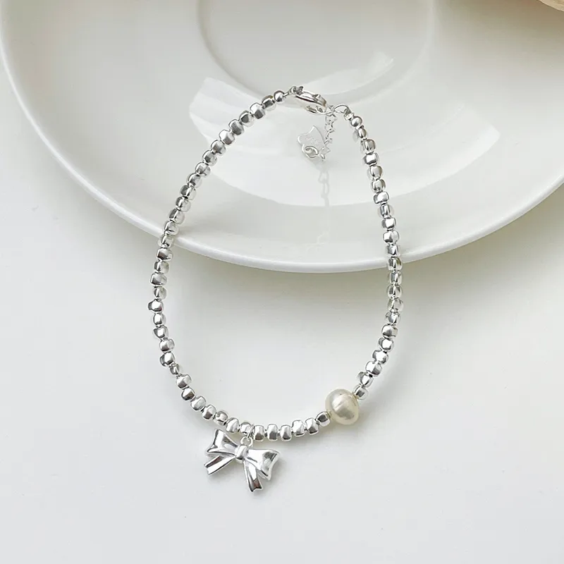Heart Grass Freshwater Pearl Bracelets Women's-3