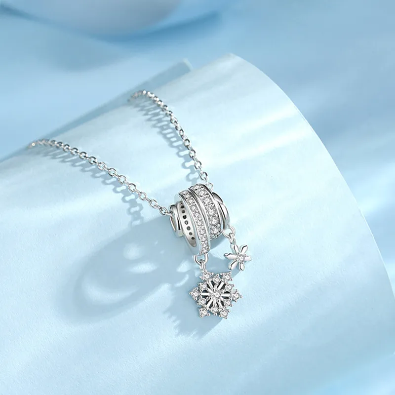 Heart Grass S925 Silver Necklaces Women's-2