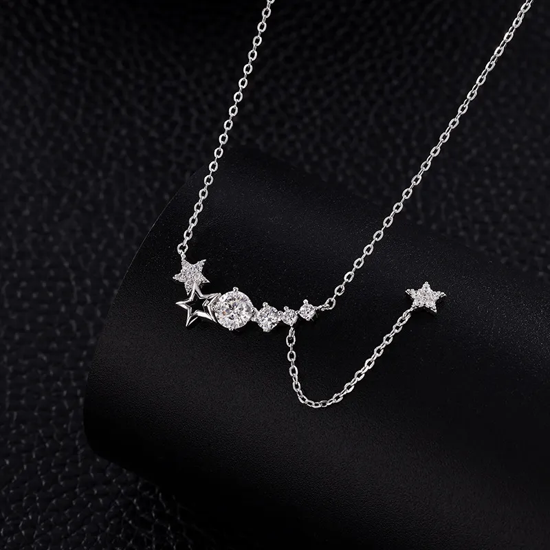 Heart Grass S925 Silver Necklaces Women's-2