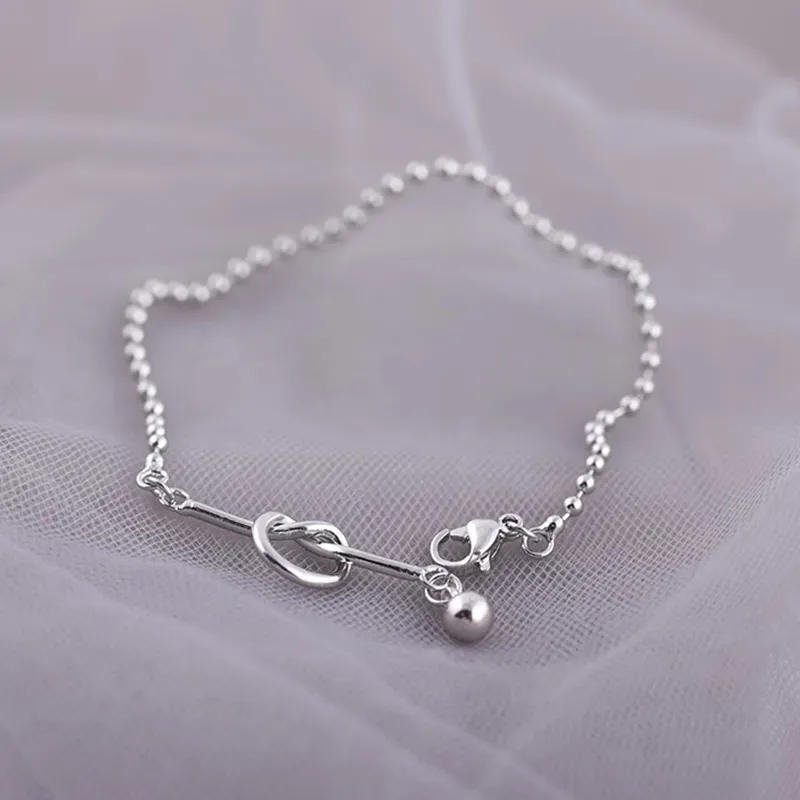 Heart Grass S925 Silver Bracelets Women's-1