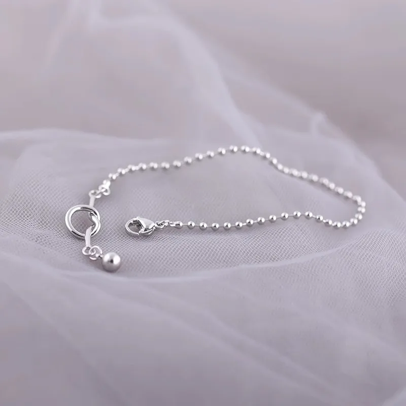 Heart Grass S925 Silver Bracelets Women's-4