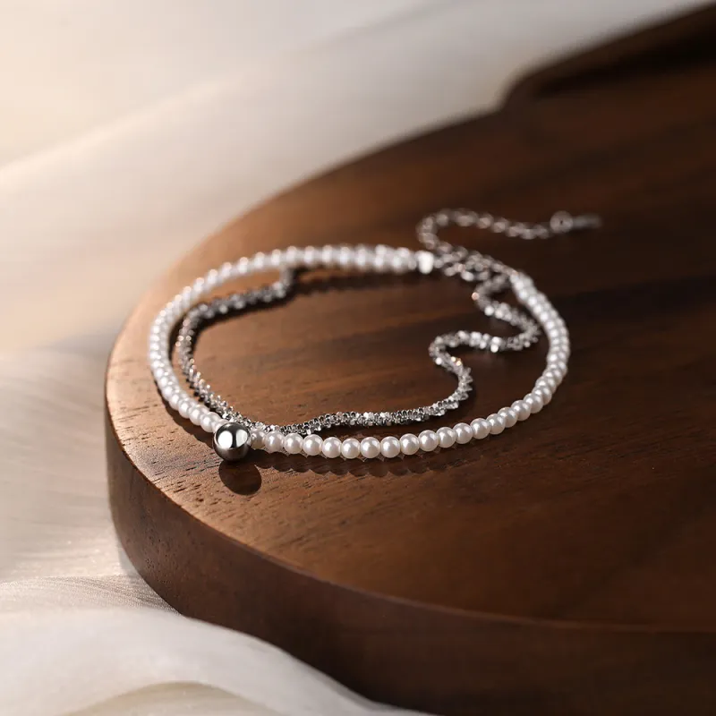 Heart Grass S925 Silver Anklets Women's-1