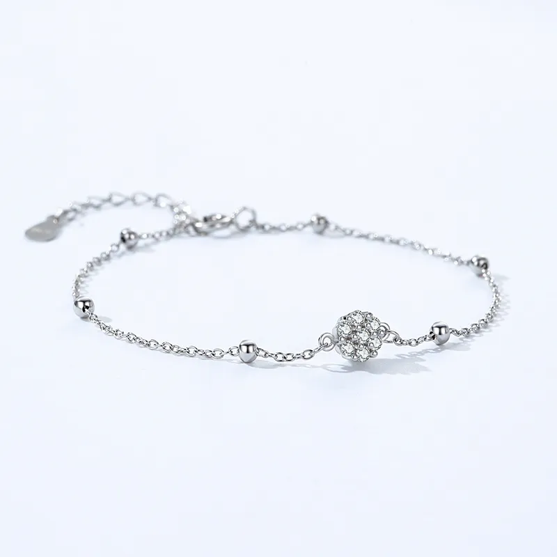 Heart Grass S925 Silver Bracelets Women's-1