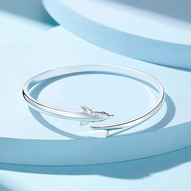 Heart Grass 999 Fine Silver Bangles Women's-1