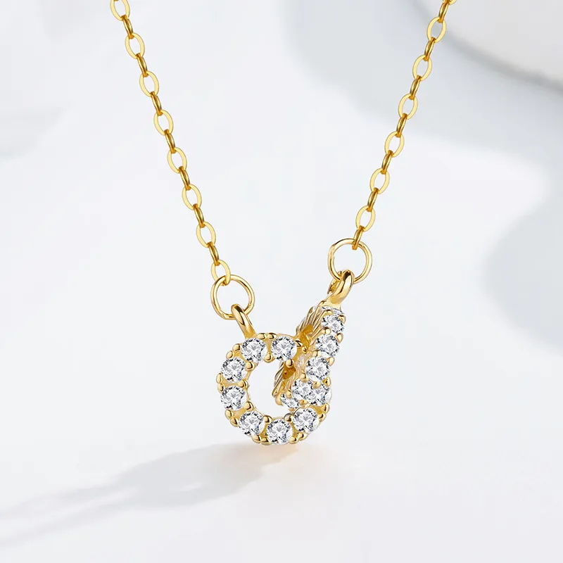 Heart Grass S925 Silver Necklaces Women's-6