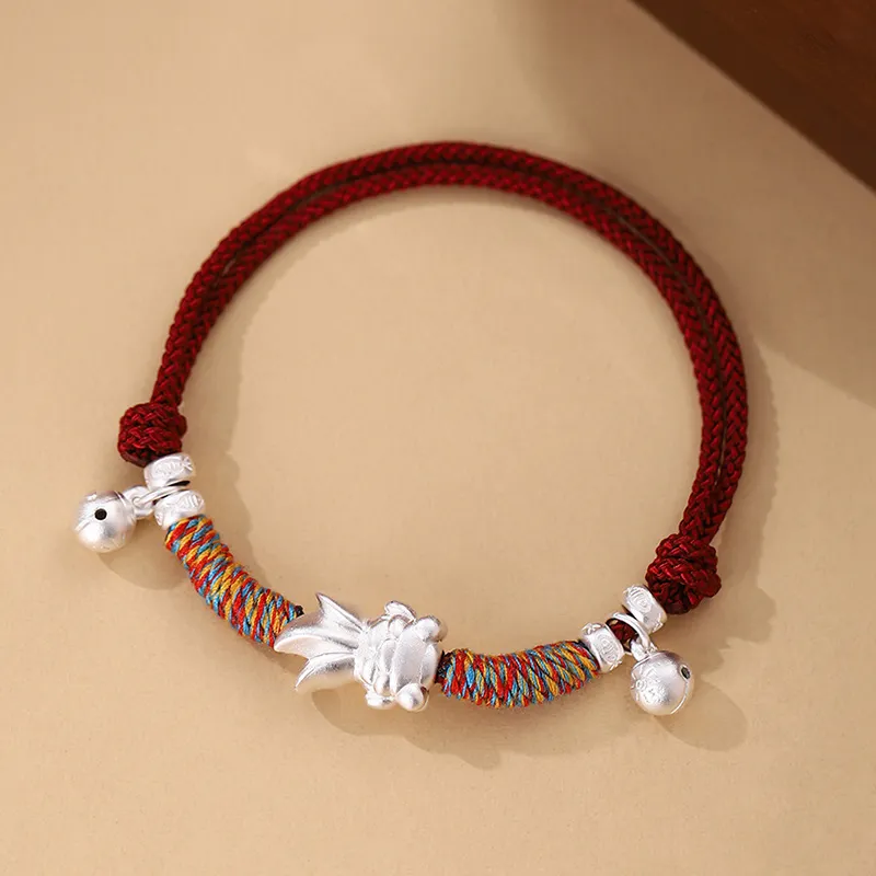 Heart Grass 999 Fine Silver Bracelets Women's-1