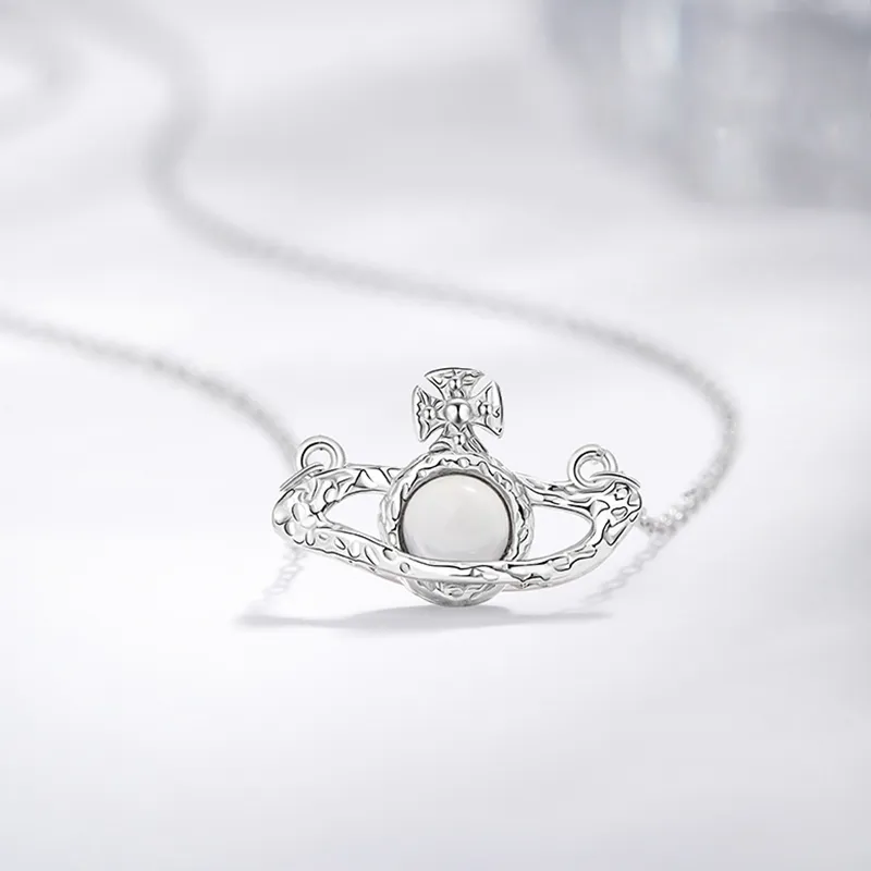 Heart Grass S925 Silver Necklaces Women's-4